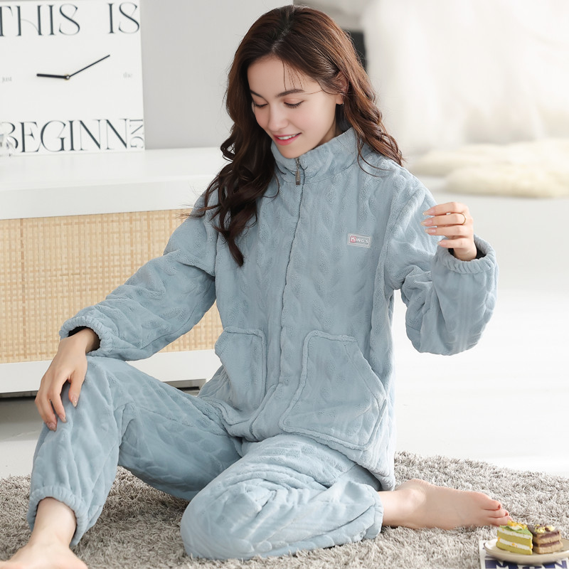 Pyjama veste polaire femme - Main Image