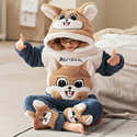 Grenouillère Femme Bluey - Pyjama Polaire Chilli - Capuche Avec Oreilles 3D - Officiel - 5